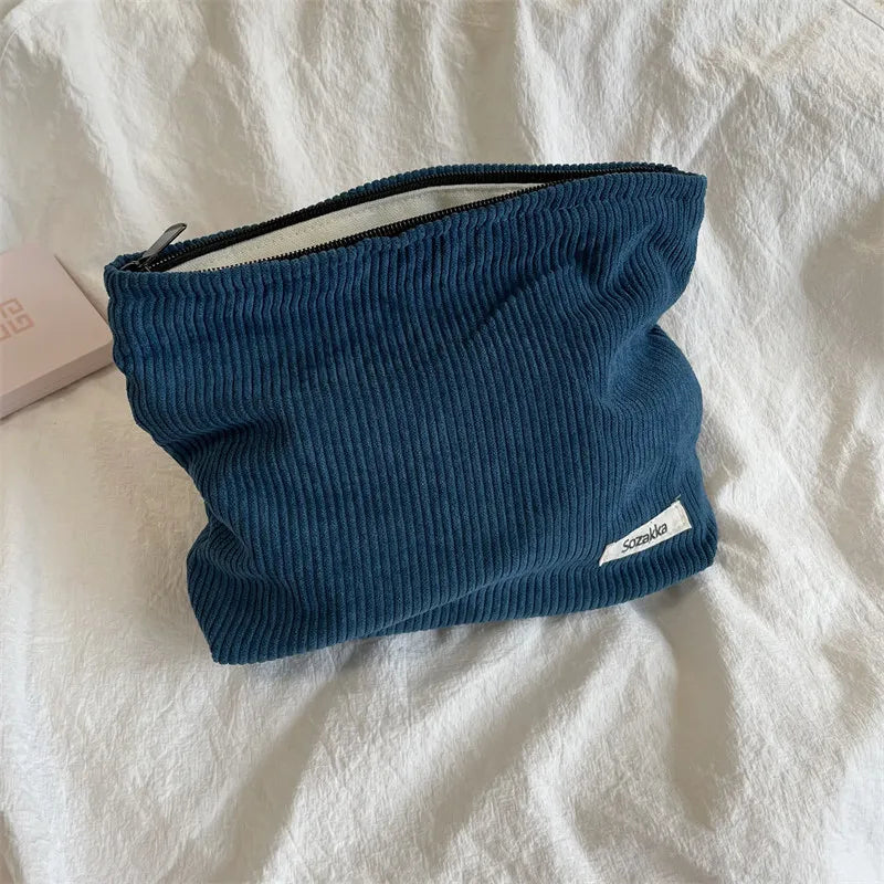Cute Solid Color Cosmetic Bag